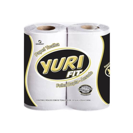 Papel toalha folha dupla 2 rolos