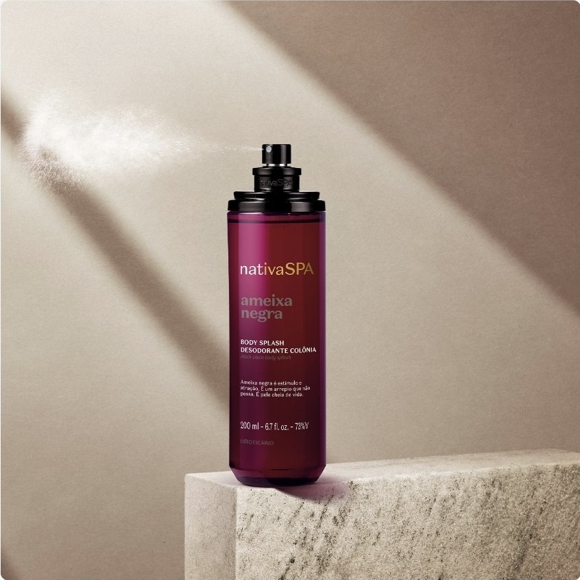 Desodorante Colônia Body Splash Nativa SPA Ameixa Negra